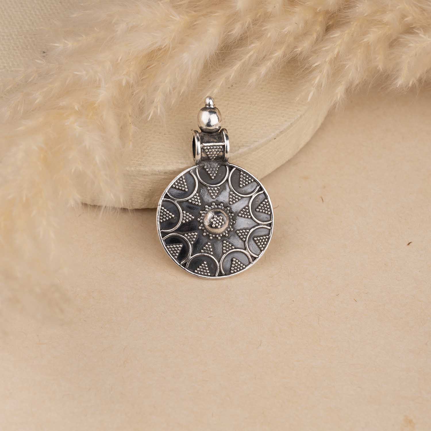Silver Oxidised Pendant