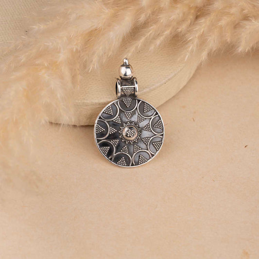 Silver Oxidised Pendant