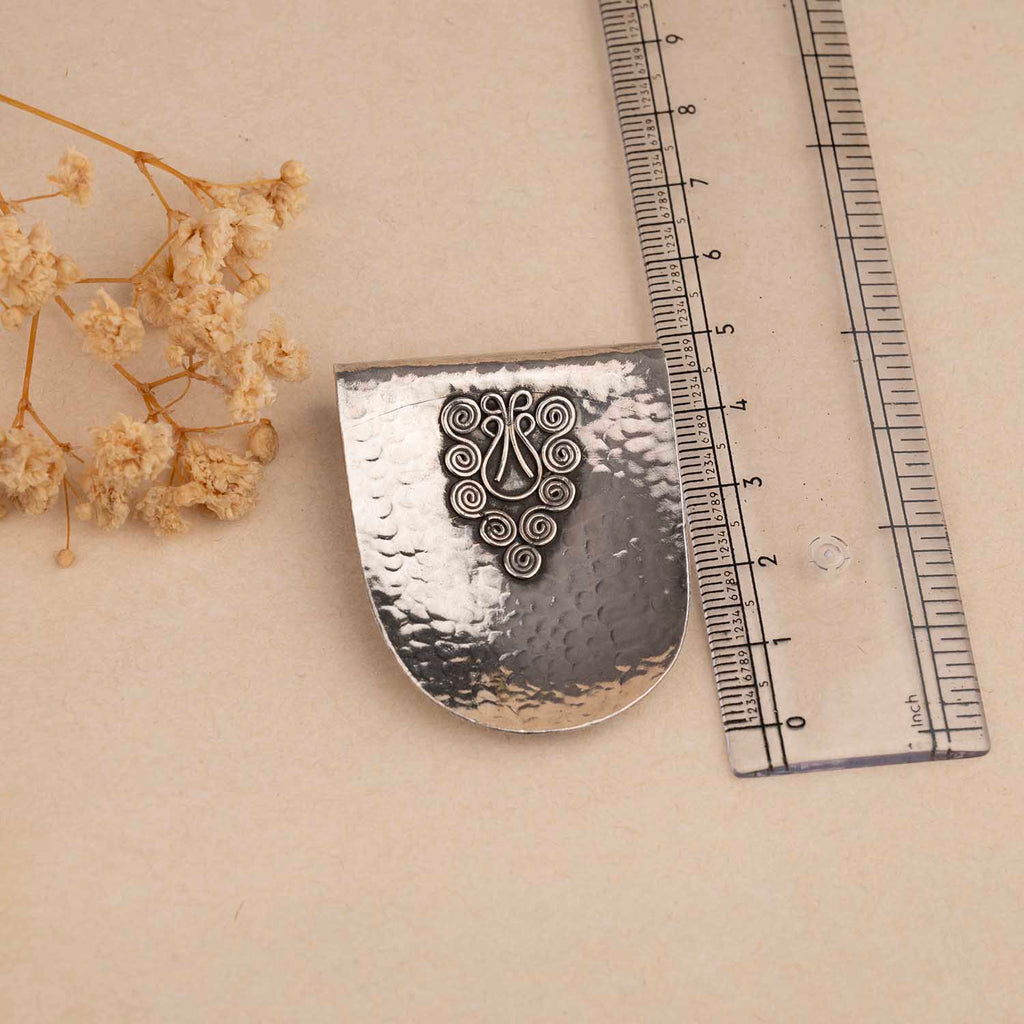 Oxidized Silver Pendant