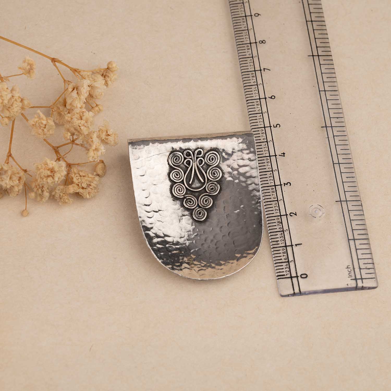 Oxidized Silver Pendant