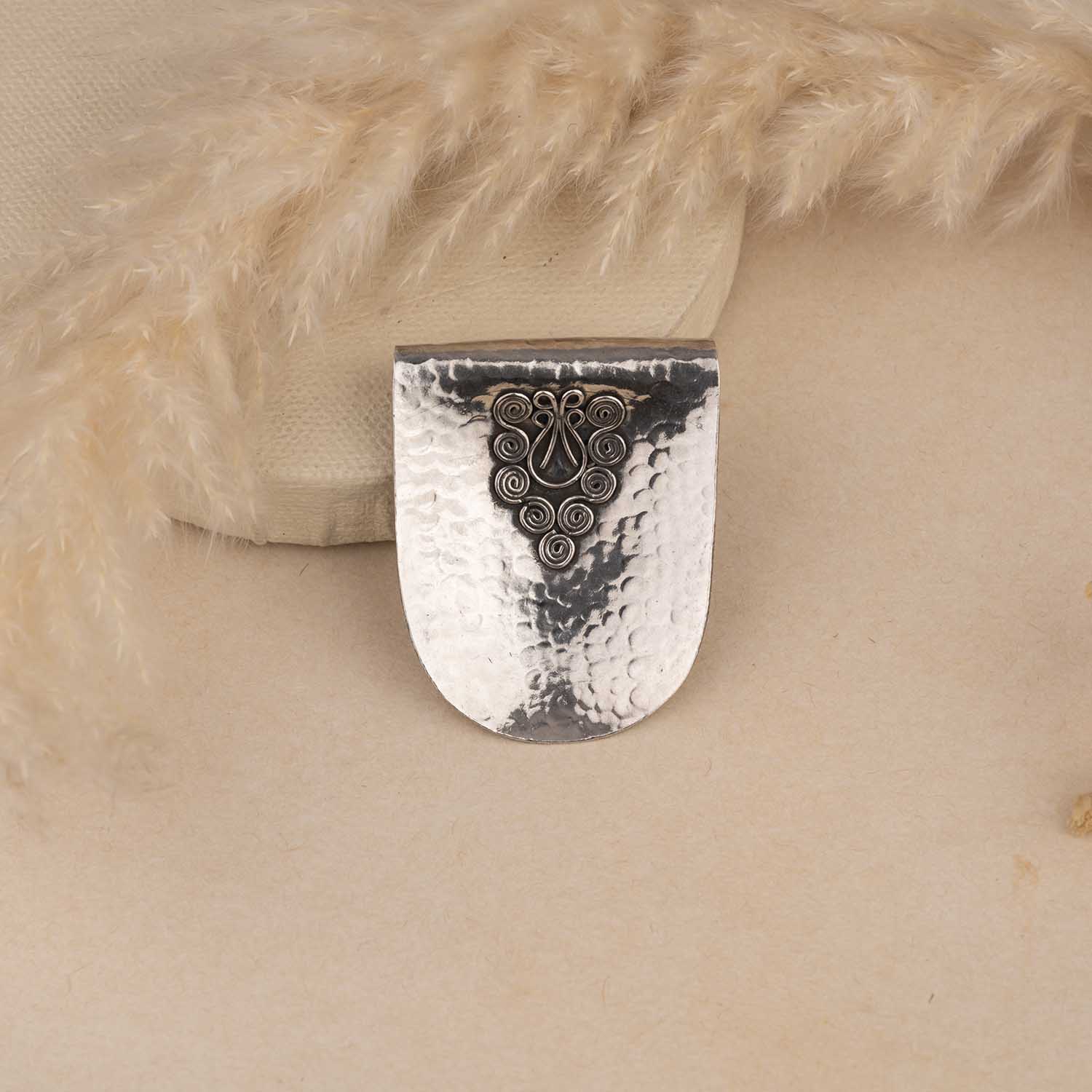 Oxidized Silver Pendant