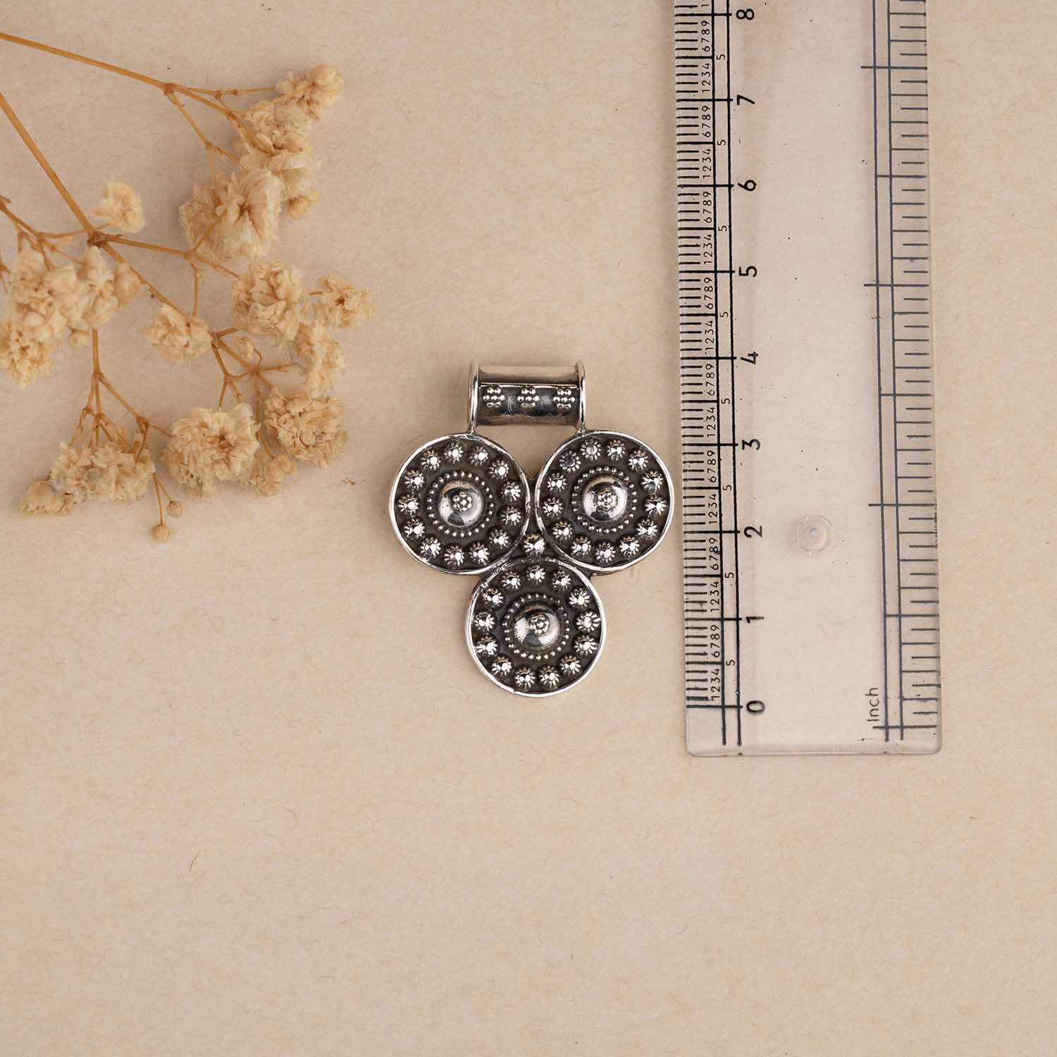 Silver Oxidised Pendant