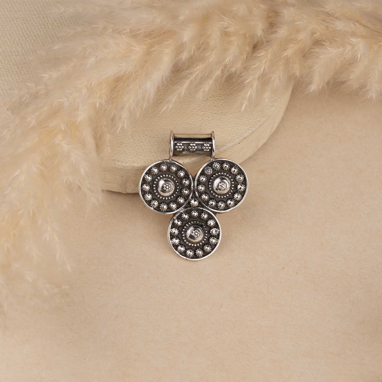 Silver Oxidised Pendant