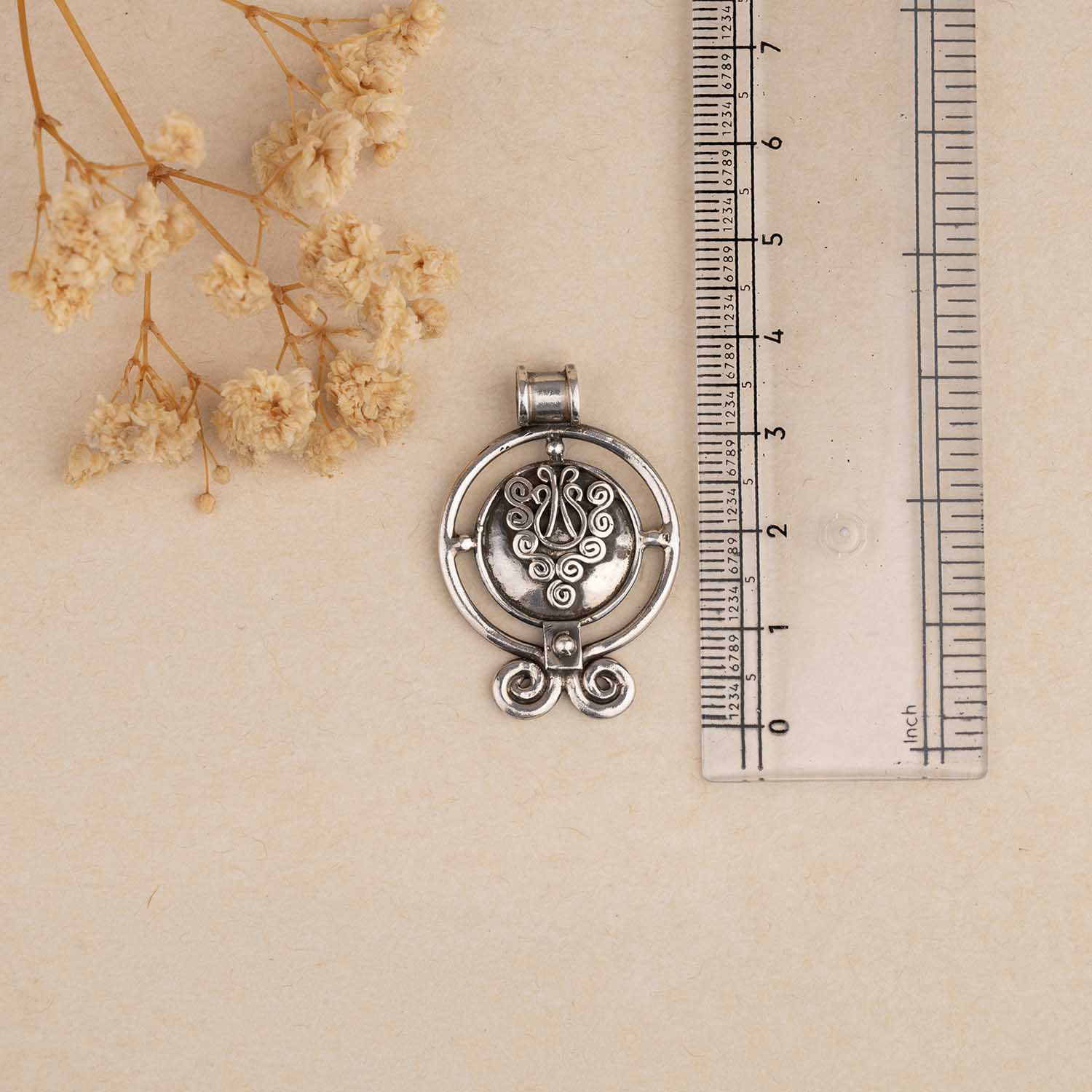 Silver Oxidised Pendant
