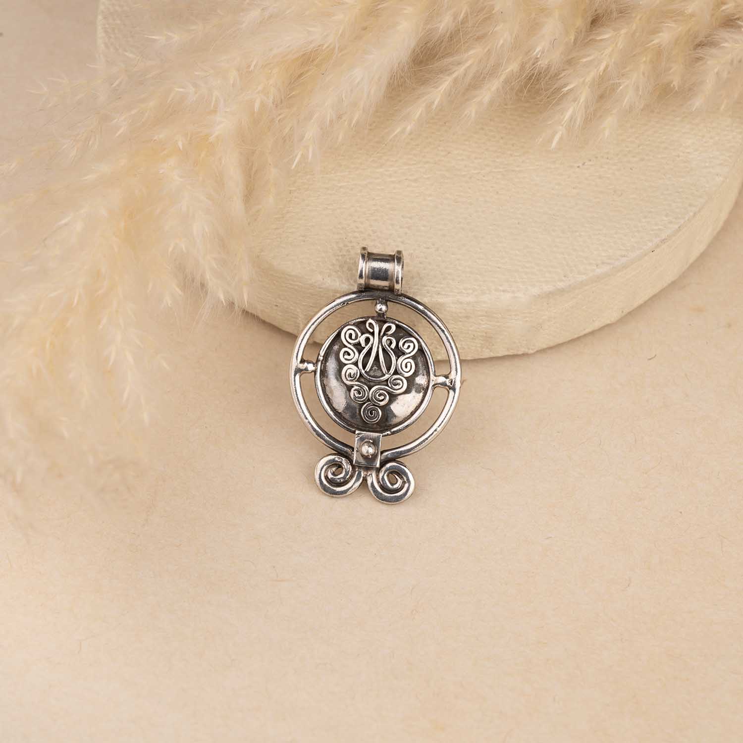 Silver Oxidised Pendant
