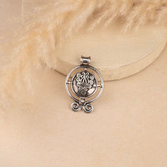 Silver Oxidised Pendant