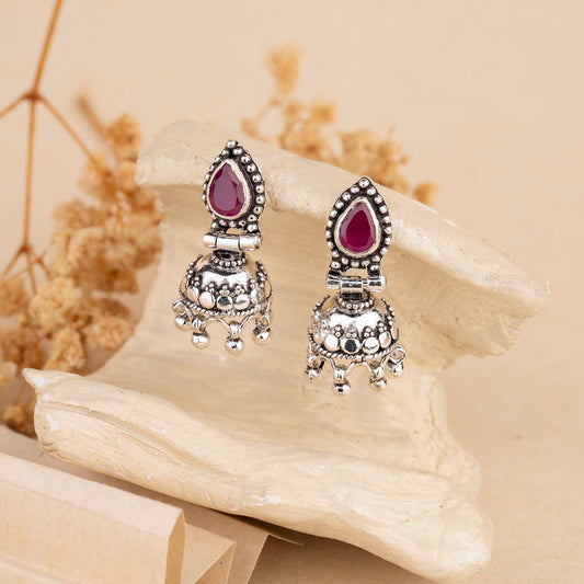 Silver Jhumka