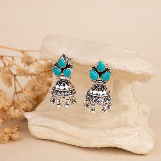 Silver Jhumka