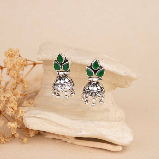 Silver Jhumka