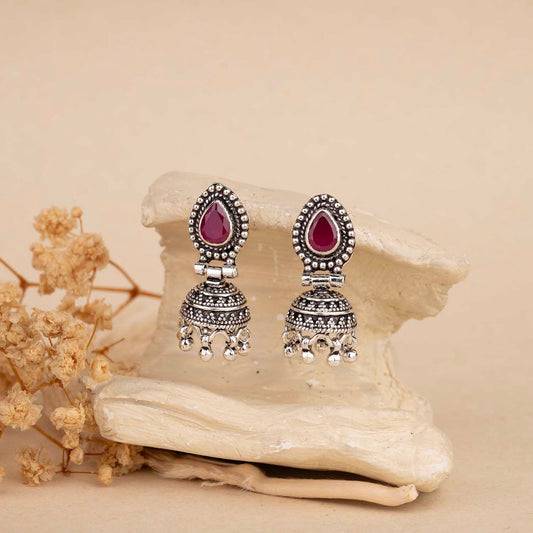Silver Jhumka