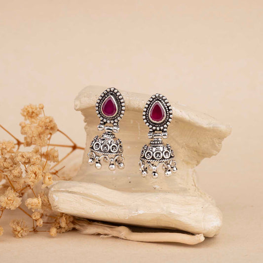 Silver Jhumka