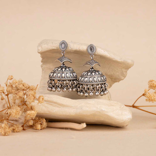 Silver Jhumka