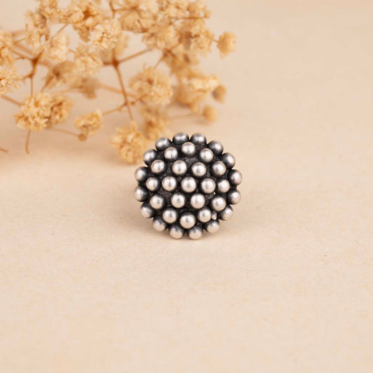 Silver Oxidised Ring