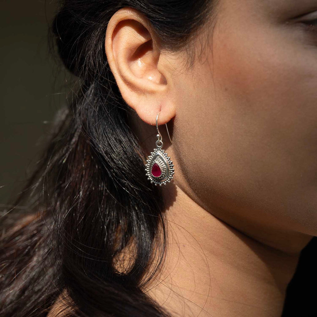 Silver Dangling Earrings