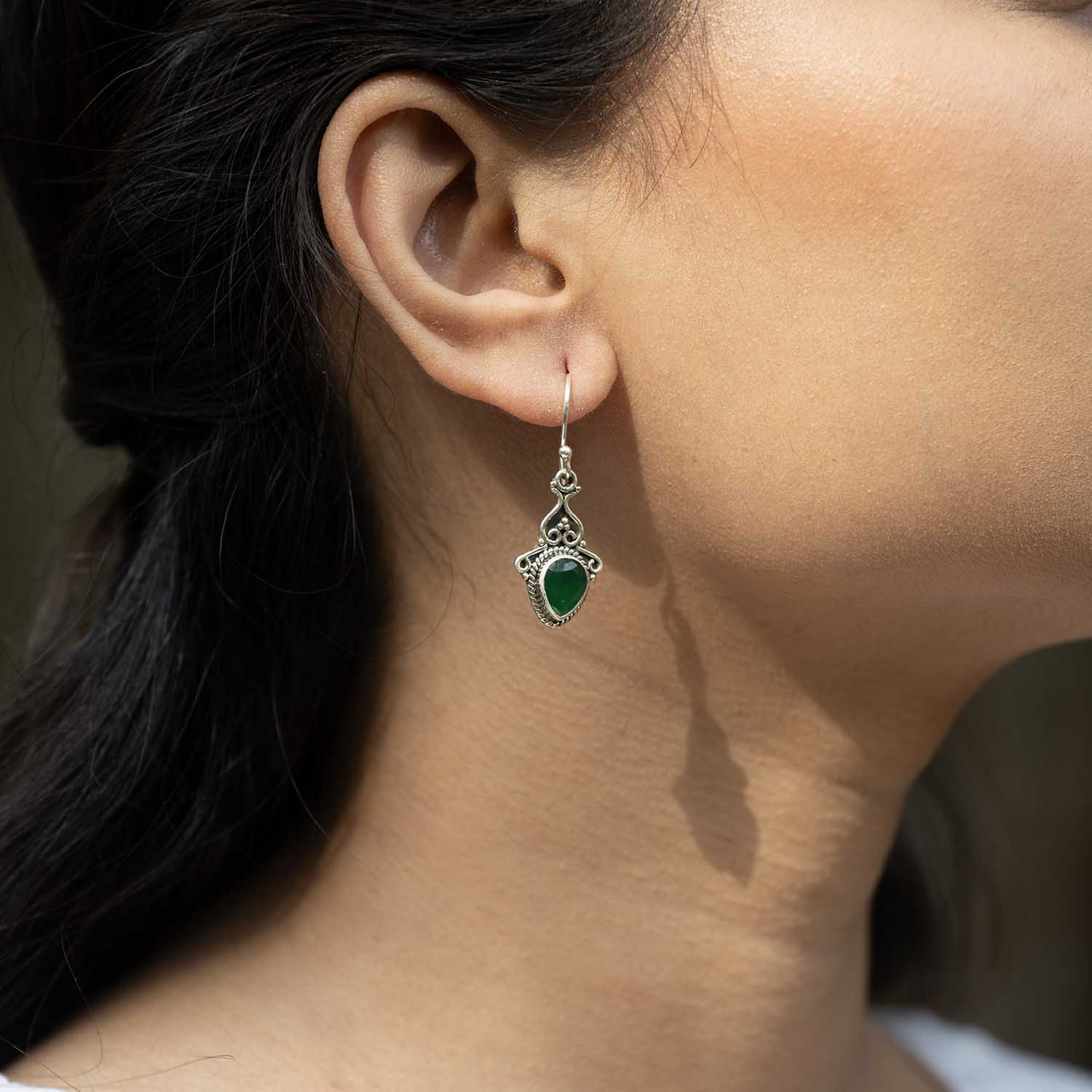 Silver Dangling Earrings