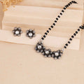 Oxidised Mangalsutra with Earrings