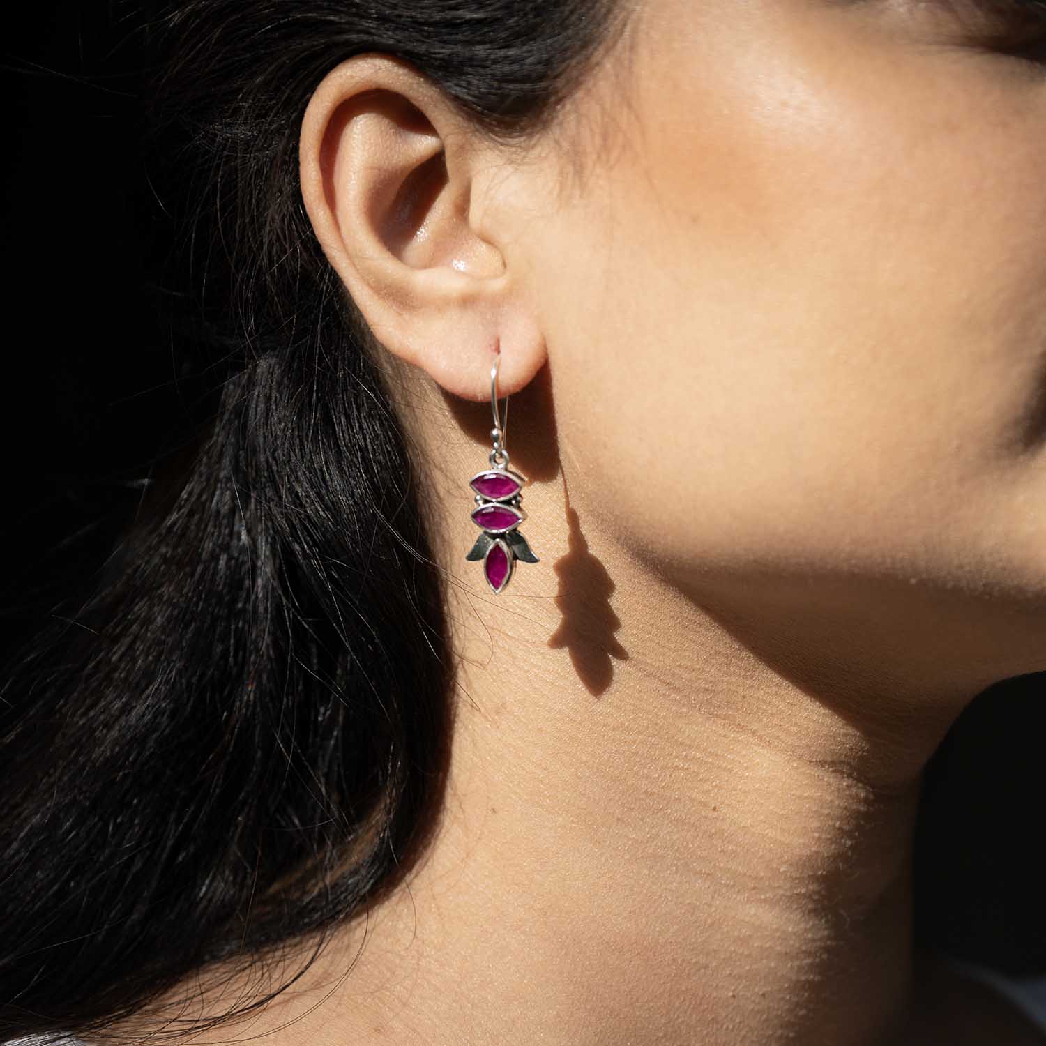 Silver Dangling Earrings