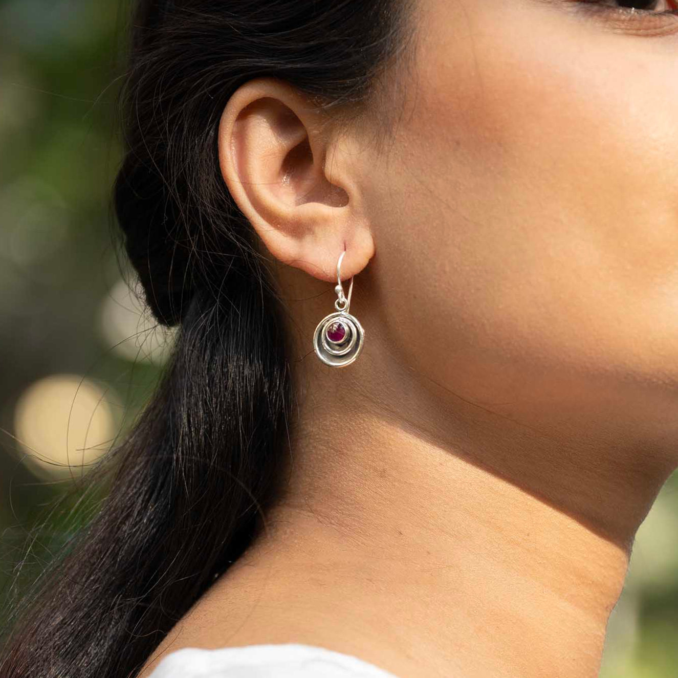 Silver Dangling Earrings