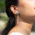 Dangling Silver Earrings