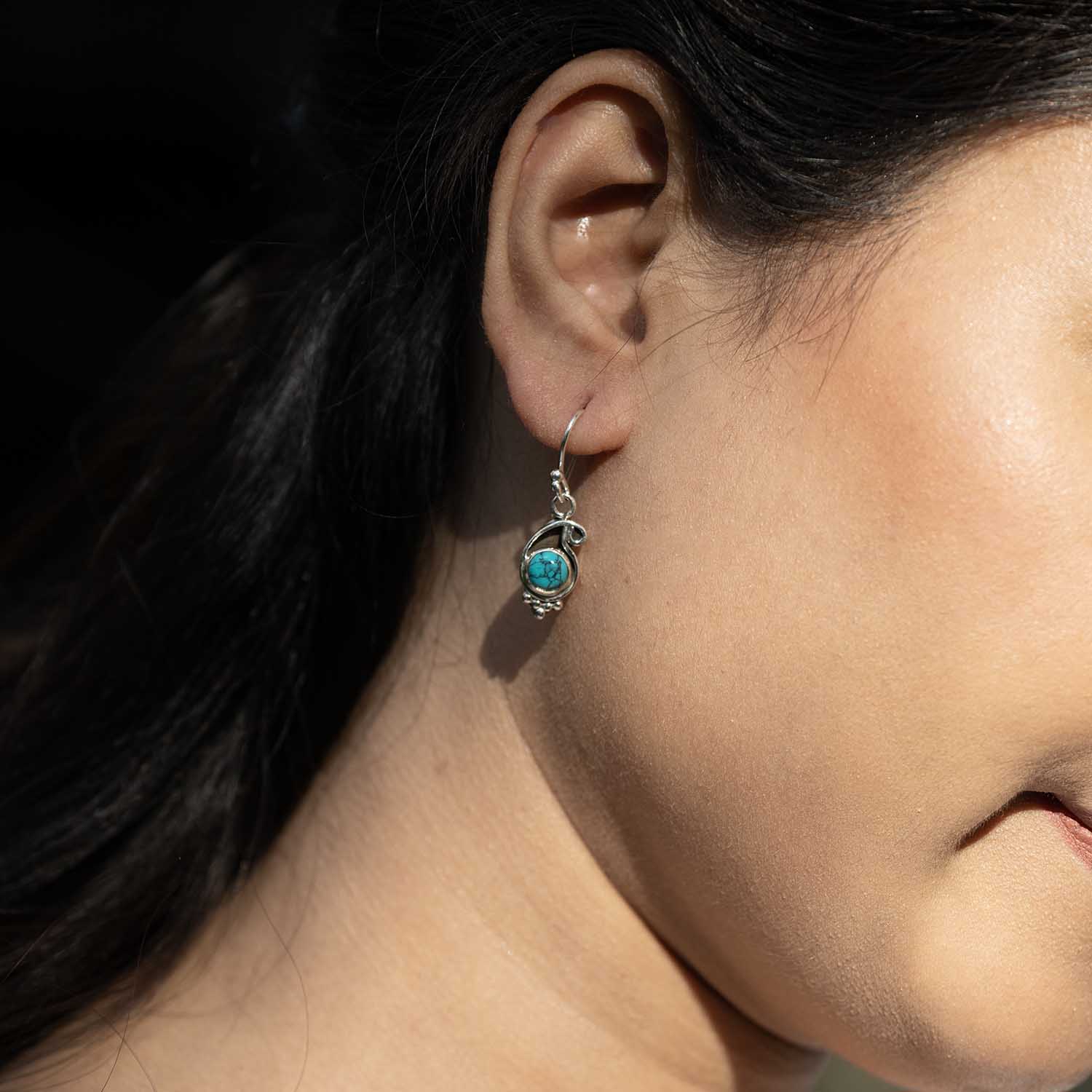 Silver Dangling Earrings