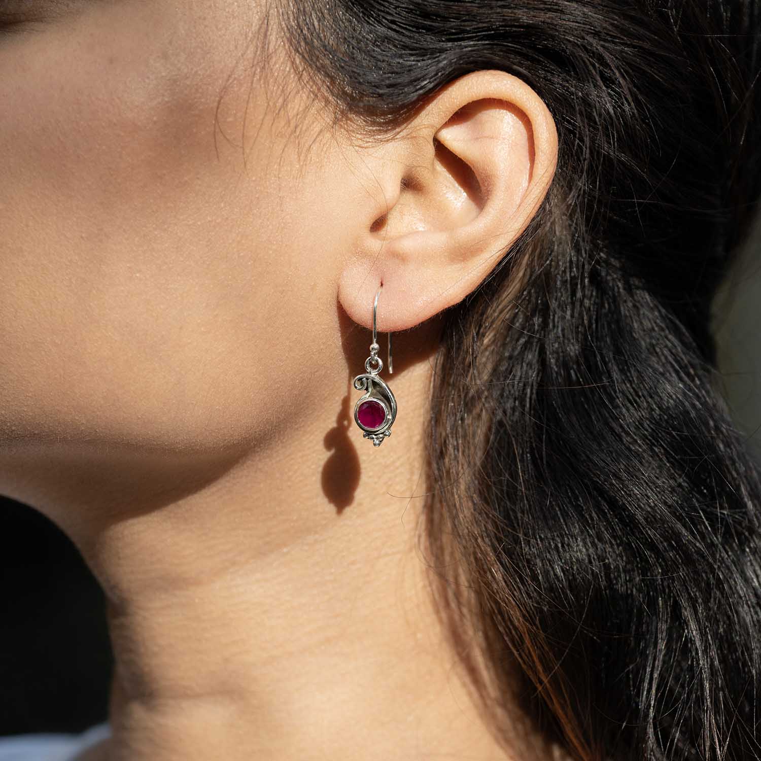Silver Dangling Earrings