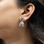 Silver Jhumka