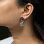 Silver Jhumka