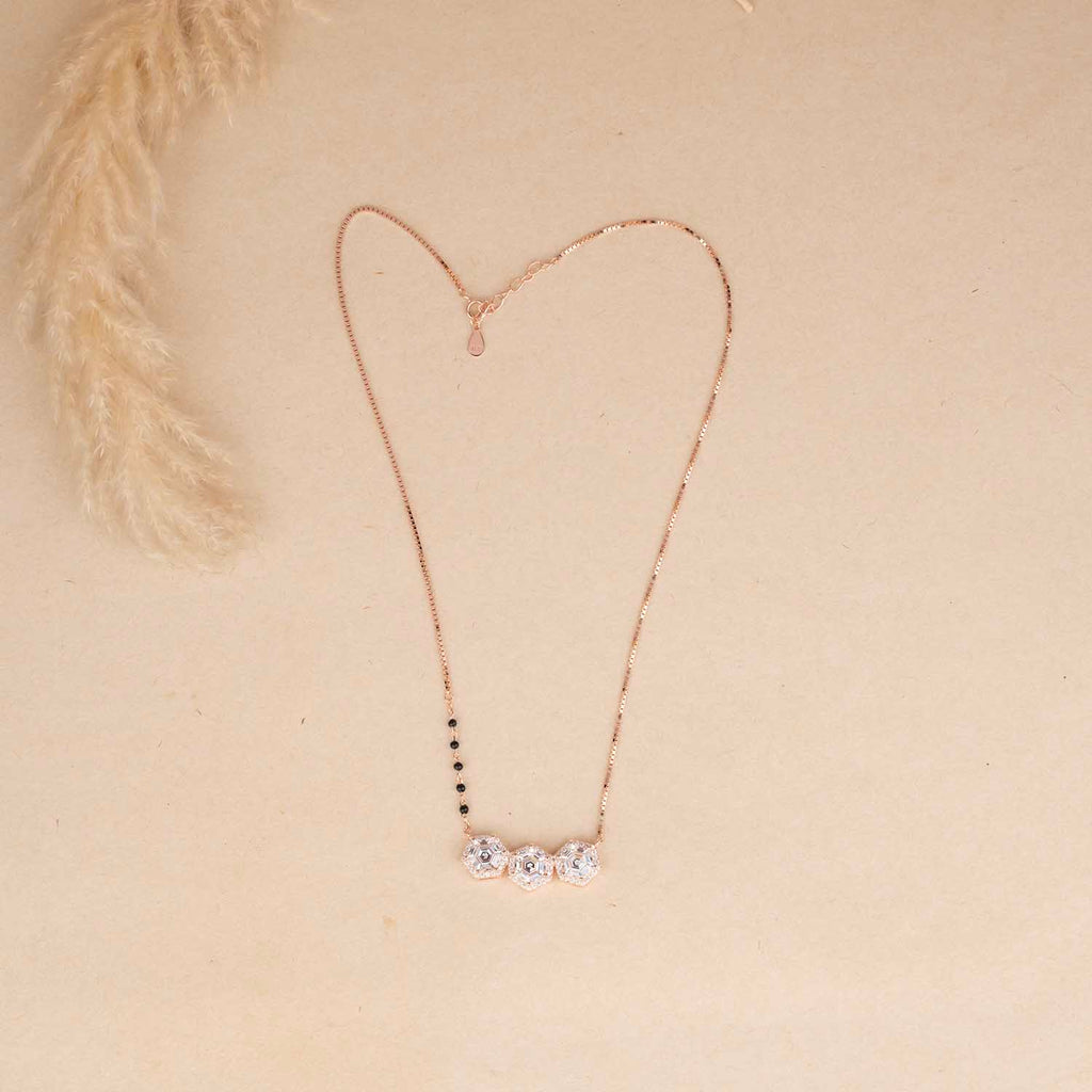 Sparking Silver Mangalsutra