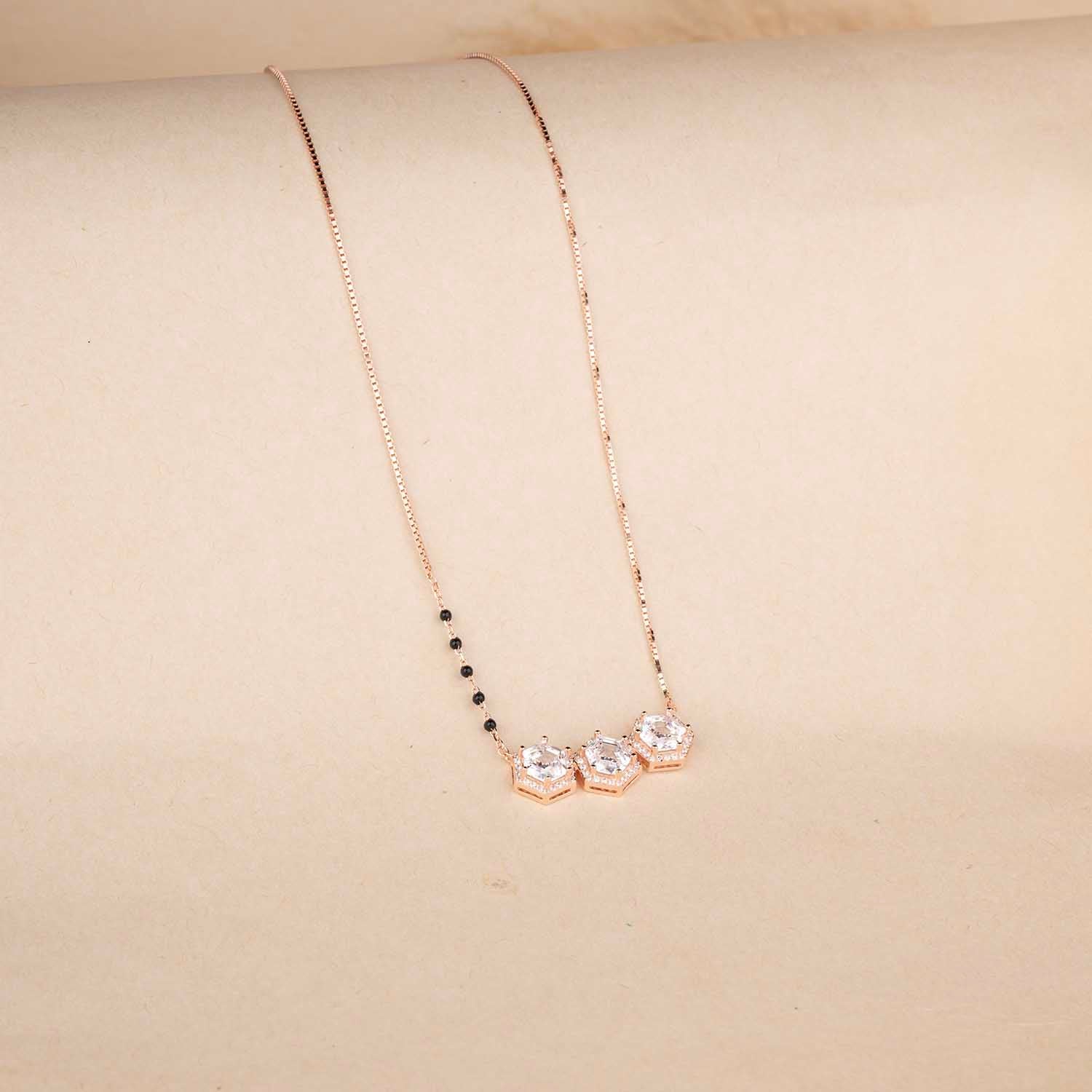 Sparking Silver Mangalsutra
