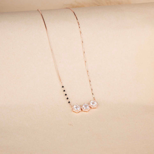 Sparking Silver Mangalsutra