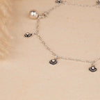 Linked Silver Anklet