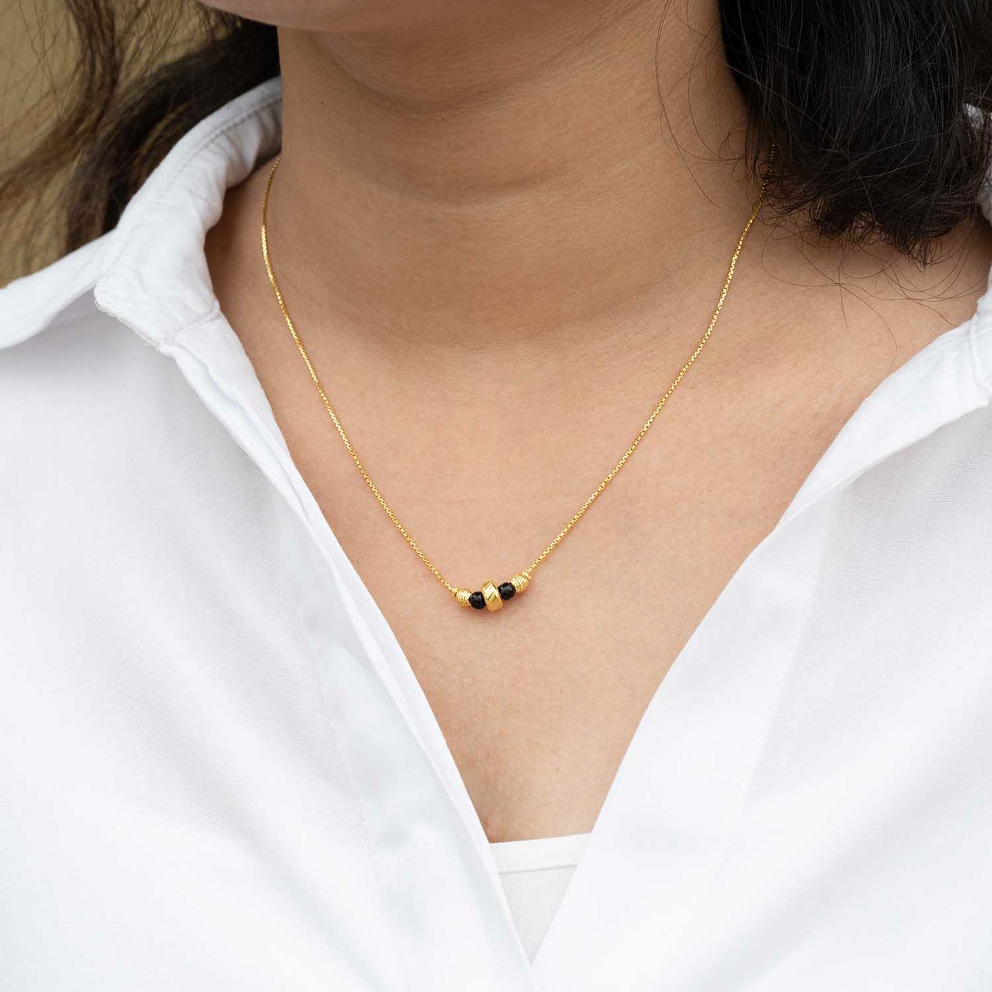 Minimal  Gold Mangalsutra