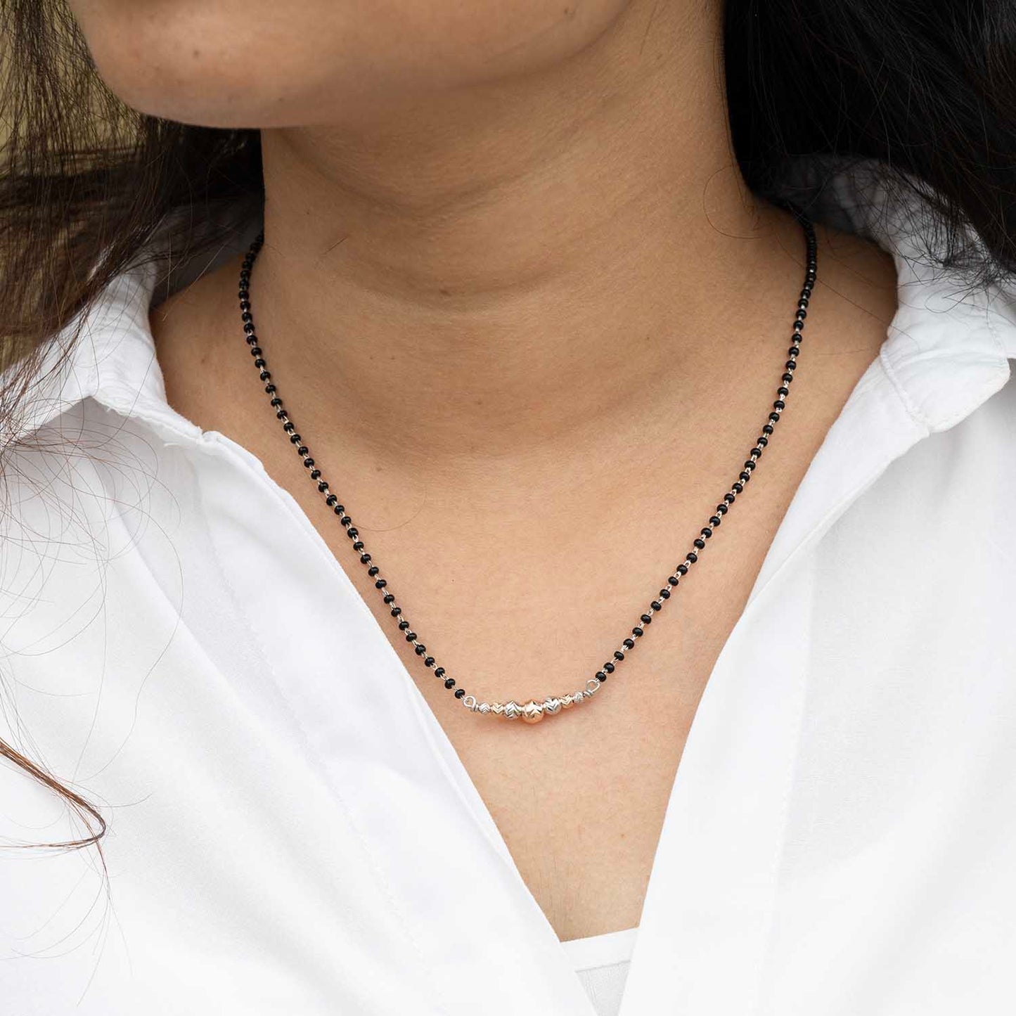 Silver Mangalsutra