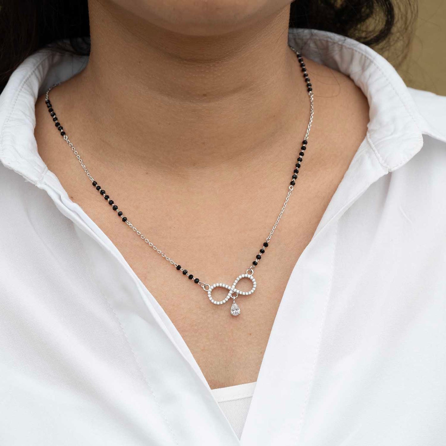 Infinity Silver  Mangalsutra