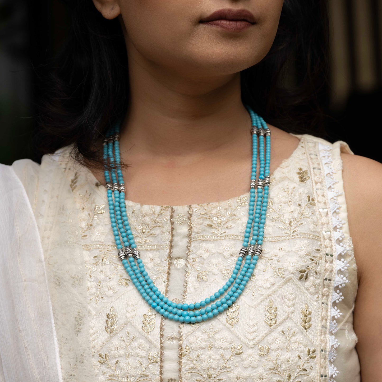 Long Turquoise Necklace