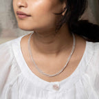 Minimal White Necklace