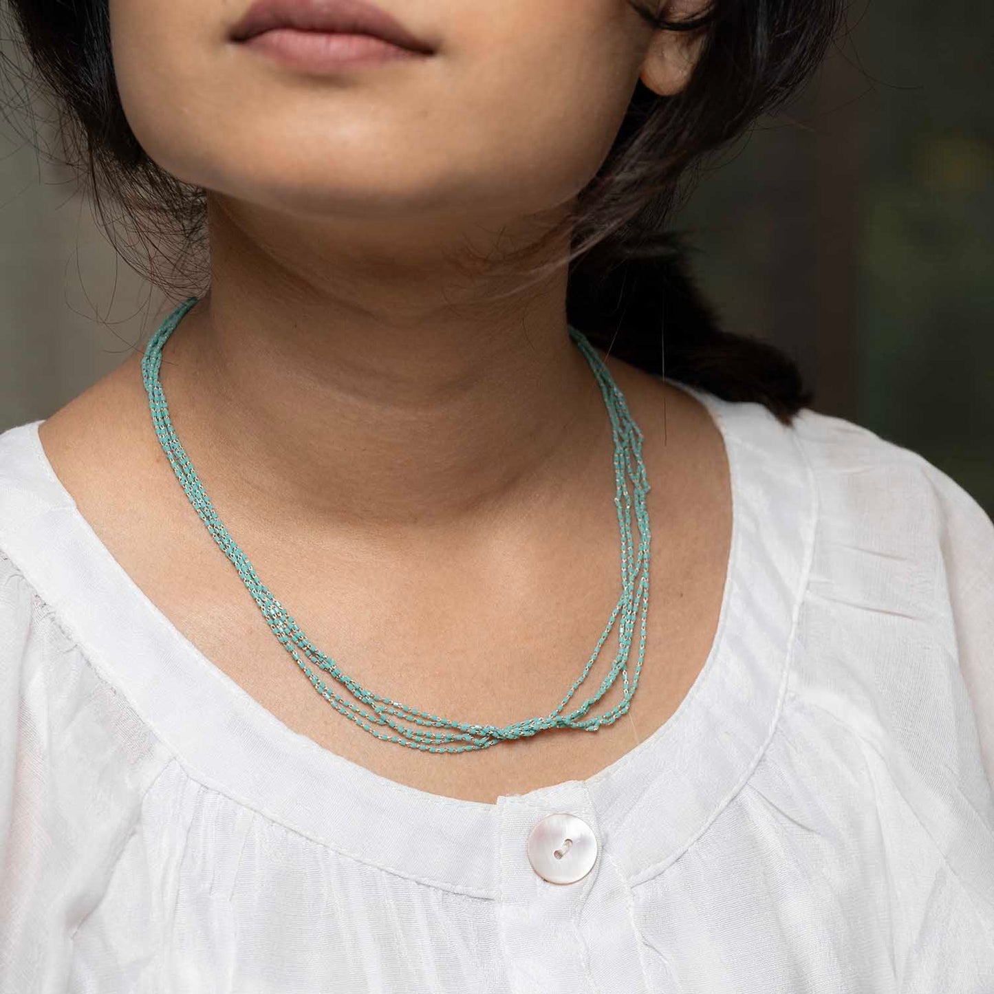 Minimal Turquoise Necklace