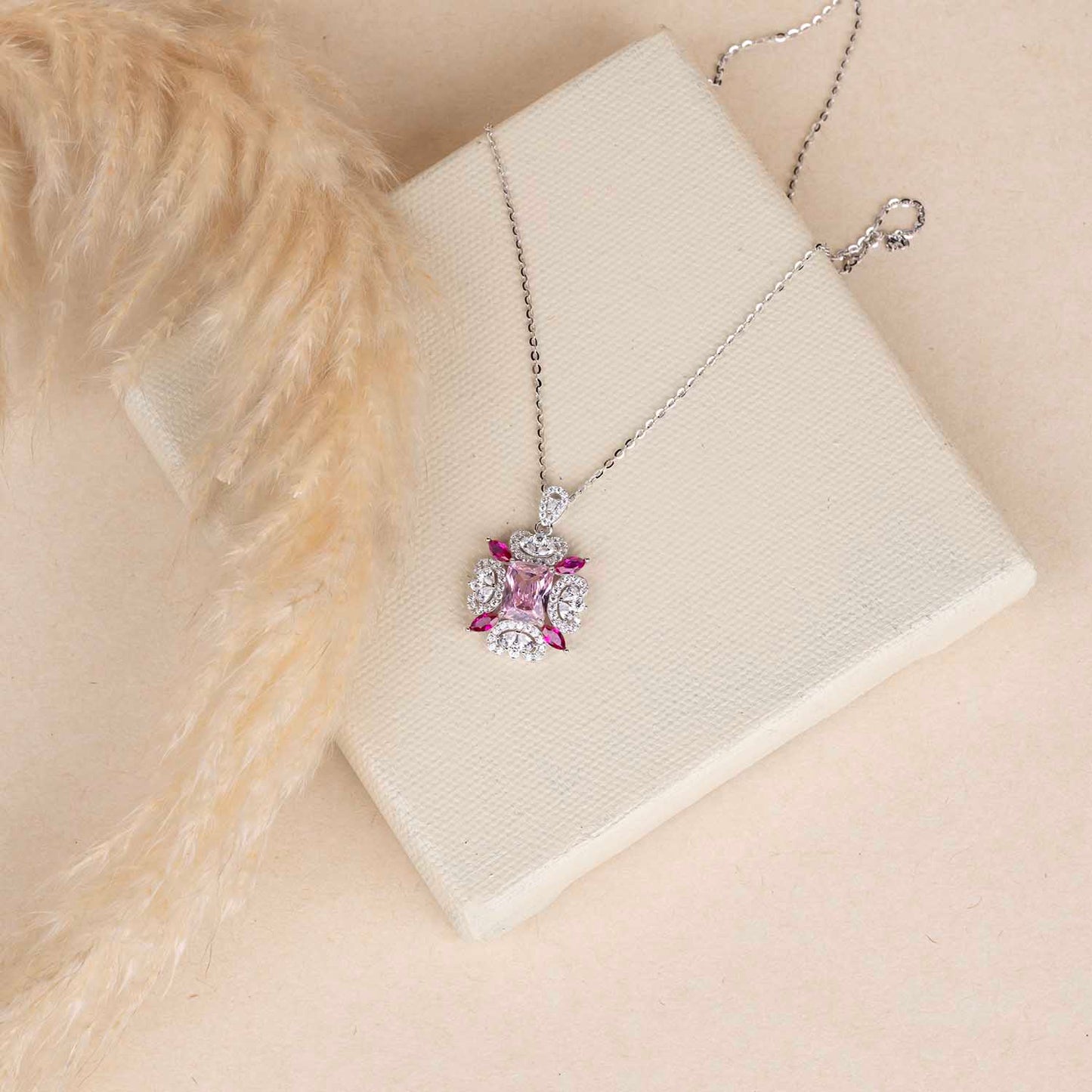 Sparkling Silver Necklace