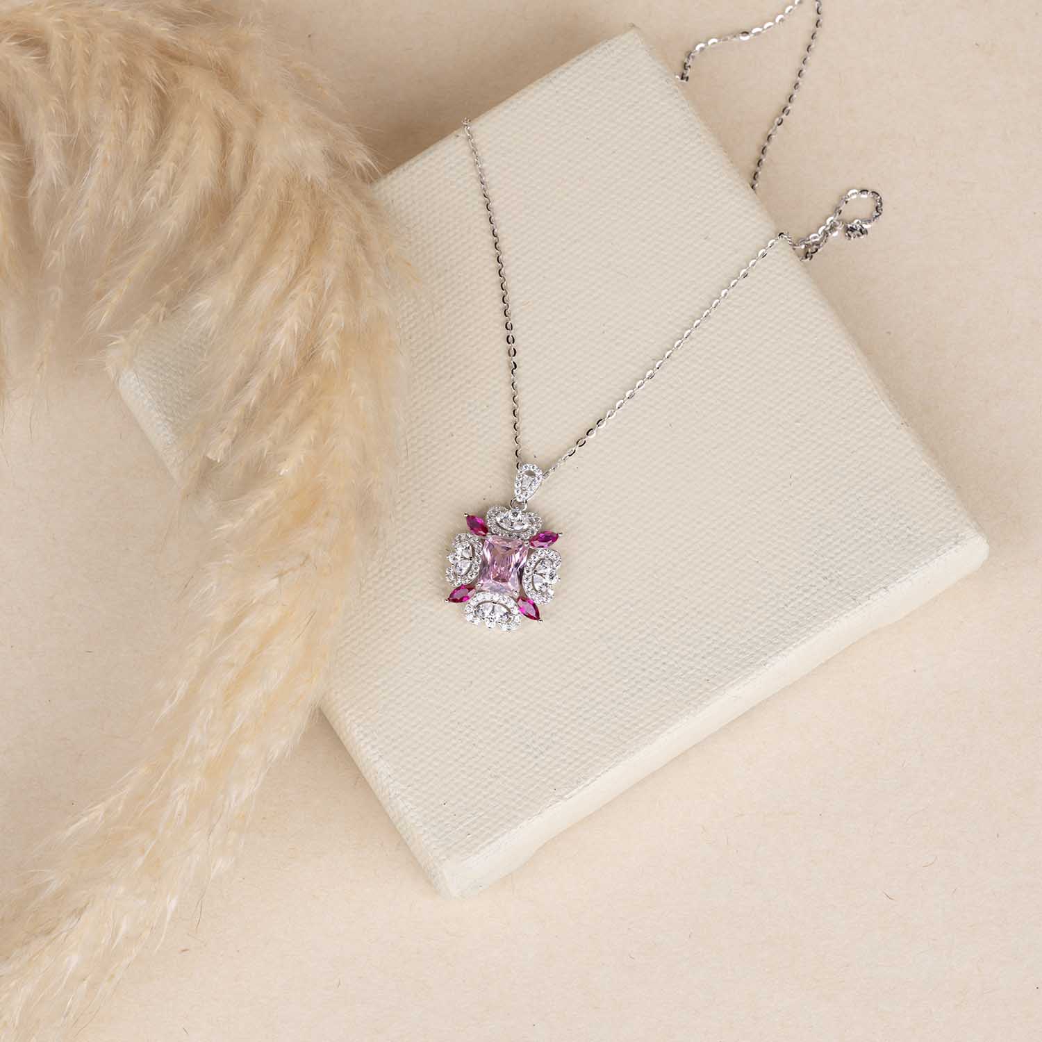 Sparkling Silver Necklace