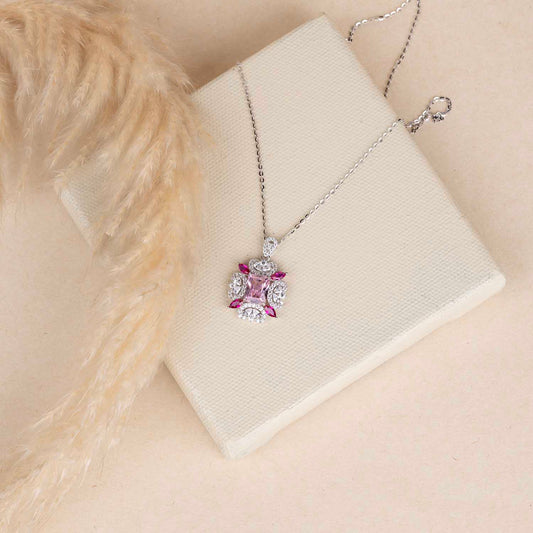 Sparkling Silver Necklace