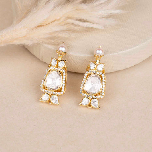 Polki Kundan Earrings