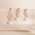 Rose Gold Pendant & Earrings Set