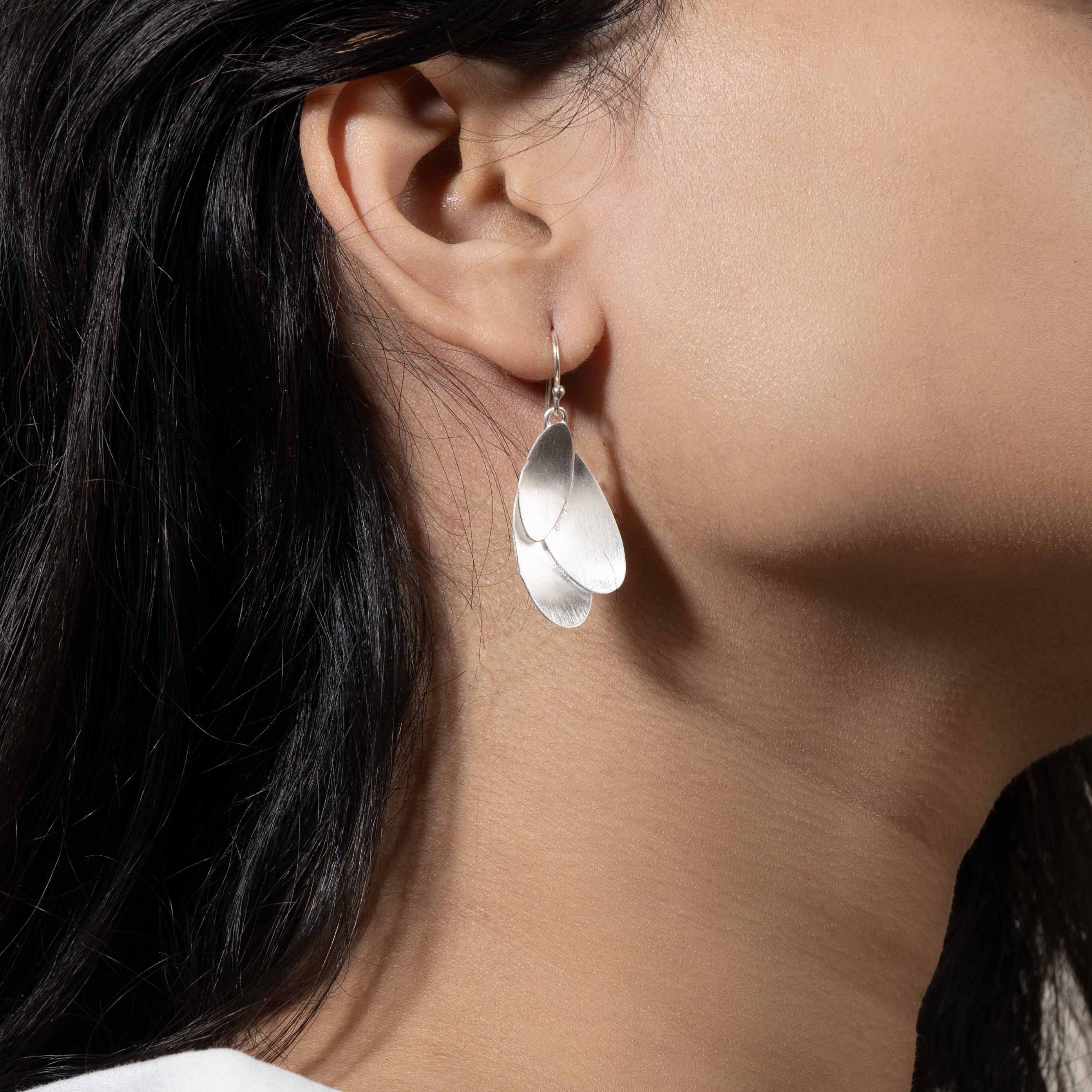 Elegant 925 sterling silver aesthetic earrings with intricate design, perfect for adding sophistication to any outfit, ideal for formal events and everyday wear. gift for women/girls, 