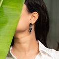 Silver Blue Earrings