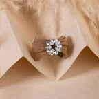 copper colour silver ring for women/ gift for her