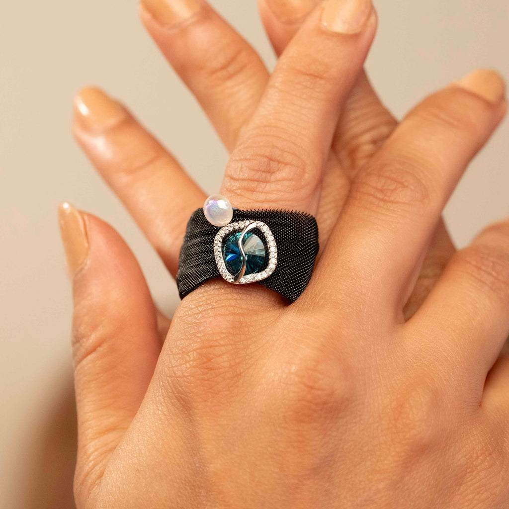 Colourplay Silver Ring