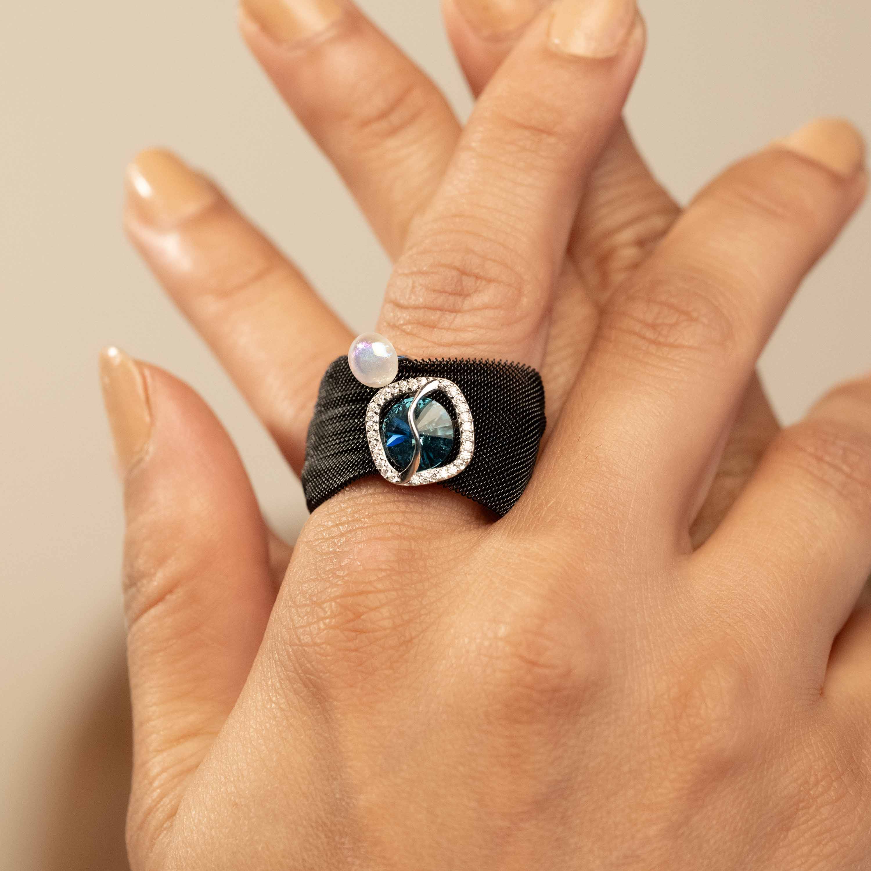 Colourplay Silver Ring