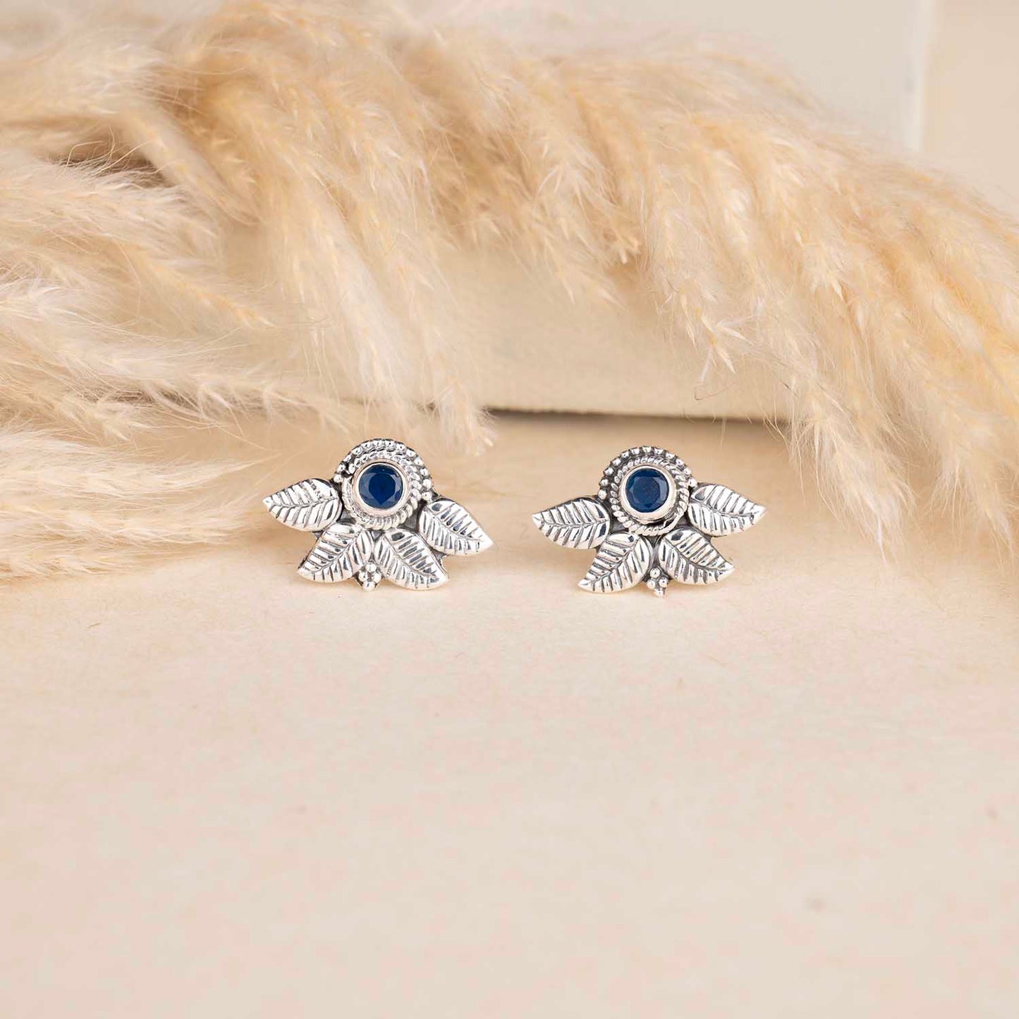 Oxidised Silver Studs