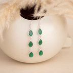 Silver Dangling Earrings