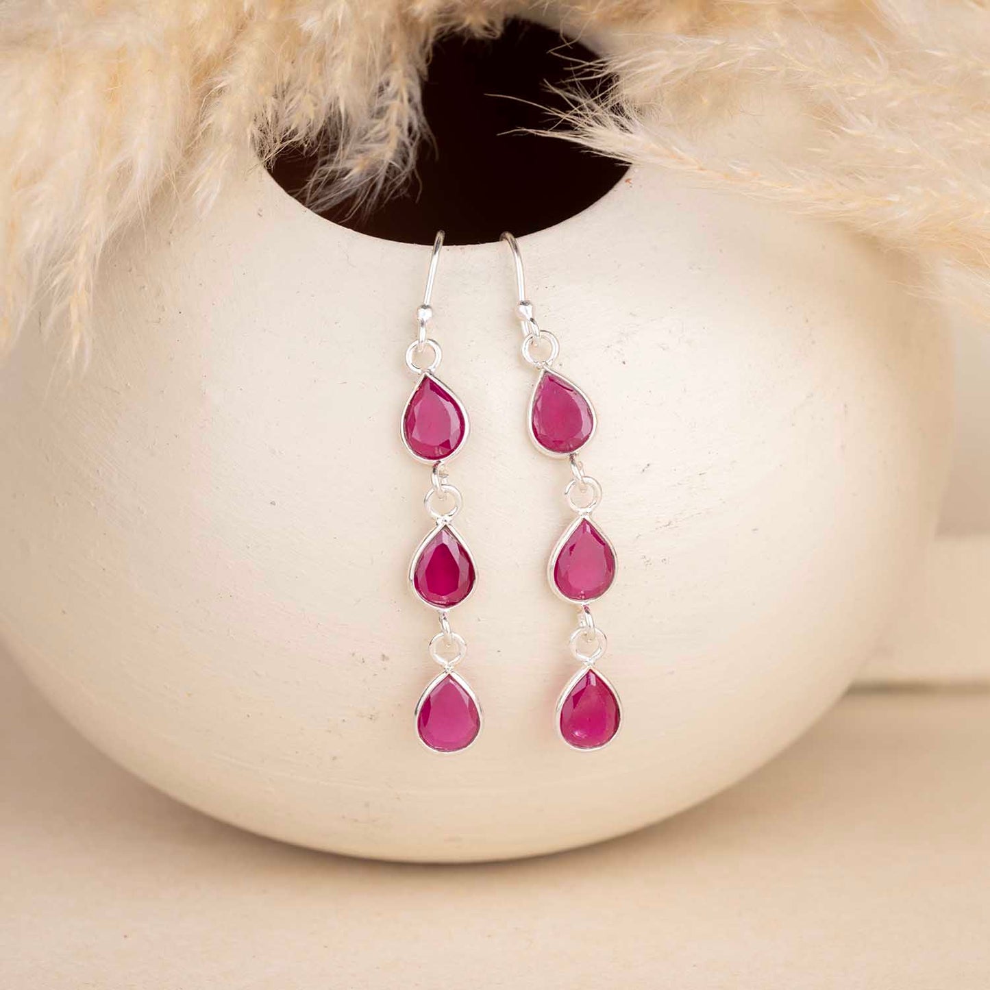 Silver Dangling Earrings